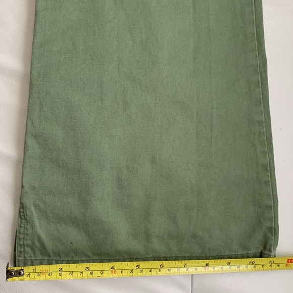 Abercrombie & Fitch Women's Olive Boot Cut  Jeans Belt Pockets Denim Size 10 - Picture 7 of 9